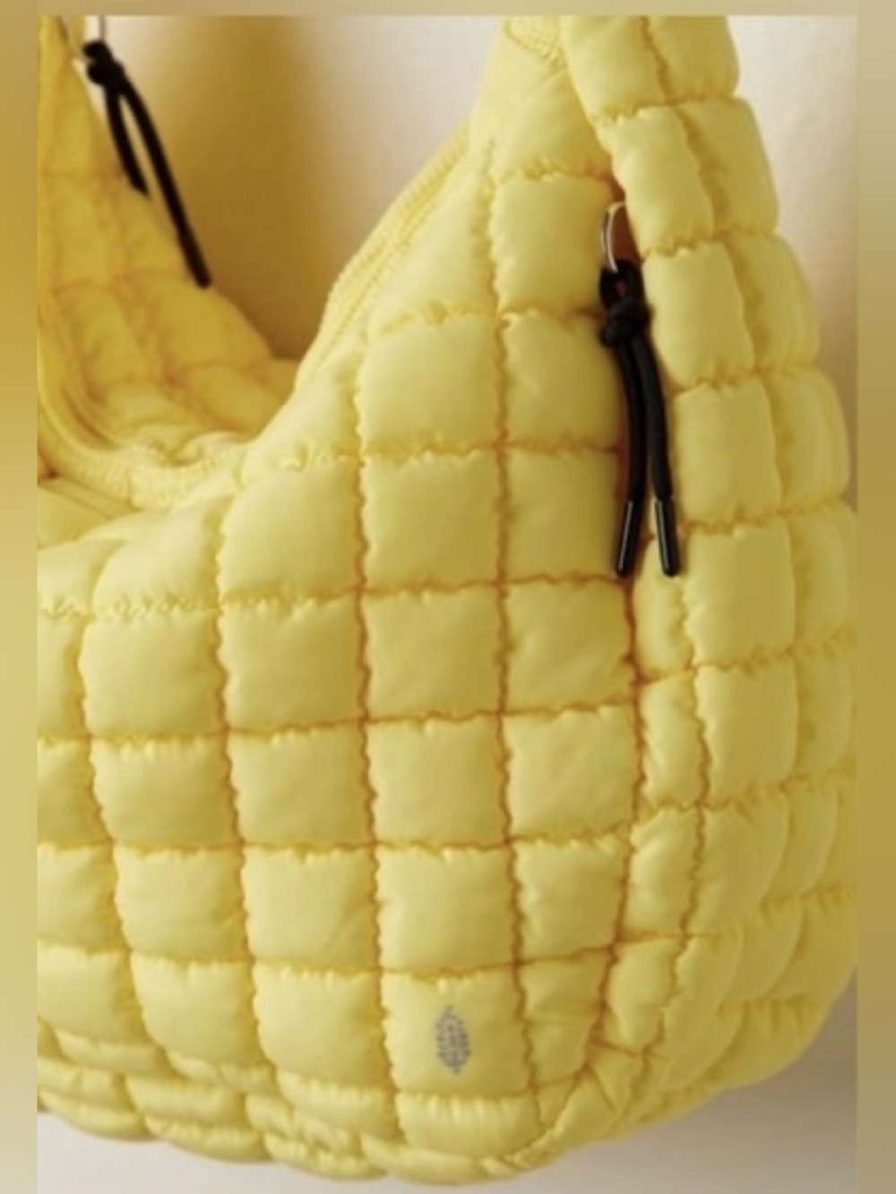 EUC FREE PEOPLE FP Movement Quilted Carryall Sun Yellow - Picture 4 of 9